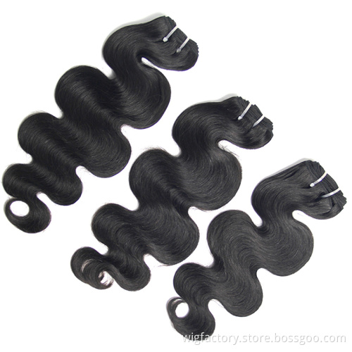 Buying in bulk wholesale human hair extension virgin brazilian body wave bundles,good quality100% human hair bundles